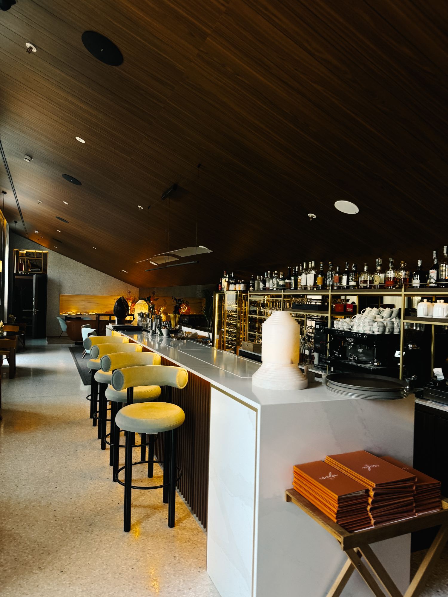 Restaurant interior ambiance